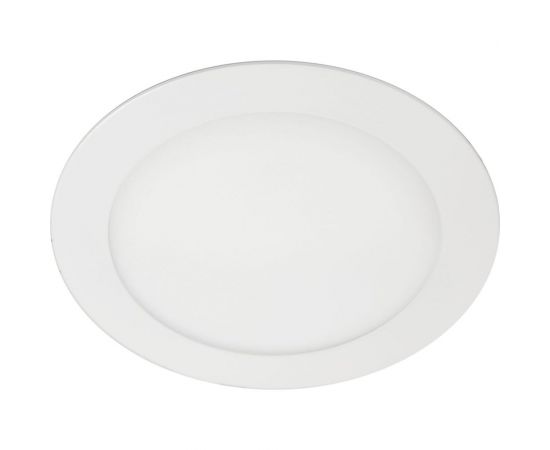 Встраиваемый круглый даунлайт с драйвером Ecola LED downlight 12W 220V 6500K 170x20 DRRD12ELC 