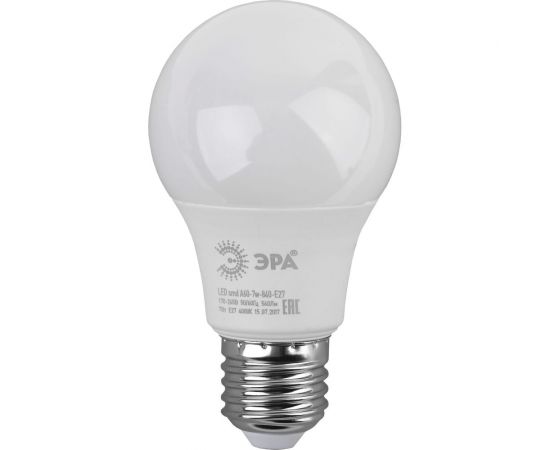 Светодиодная лампа ЭРА LED smd A60-7w-840-E27 Б0029820 