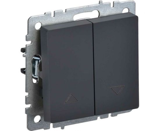 Выключатель IEK Brite жалюзи 10а вс10-1-5-брг графит BR-V15-0-10-K53 