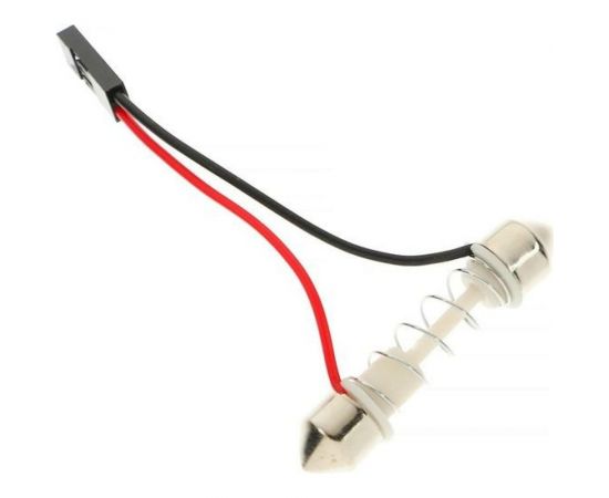 Светодиодная автолампа СИМАЛЕНД, 12 В, 16 SMD, два переходника, свет белый 5464517 – изображение 2