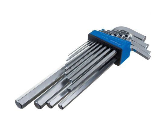 Набор Г-образных ключей Forsage экстра длинные, 13 пр, в пластиковом держателе F-5137XL – изображение 2