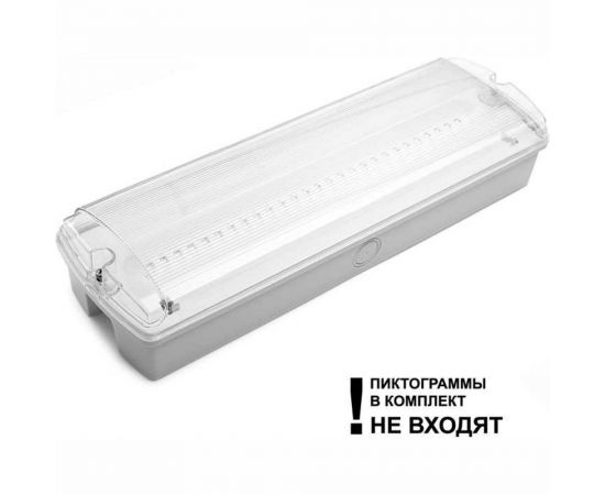 Аварийный светильник Wolta PRO ОРИЕНТИР с БАП EM3 Прозрачный ДБО03-4-052-6К – изображение 2