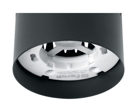 Светильник для натяжных потолков Feron HL349 12W, 230V, GX53 и подсветка 1W, 4000K, черный, 41460 – изображение 2