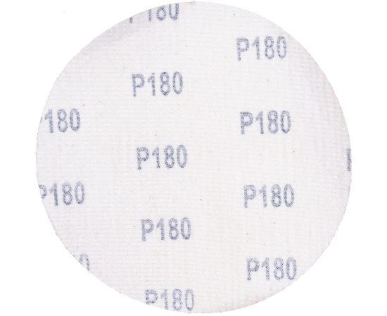 Круг абразивный под липучку (5 шт; 150 мм; Р180; без отверстий) Bohrer 52115018 – изображение 2