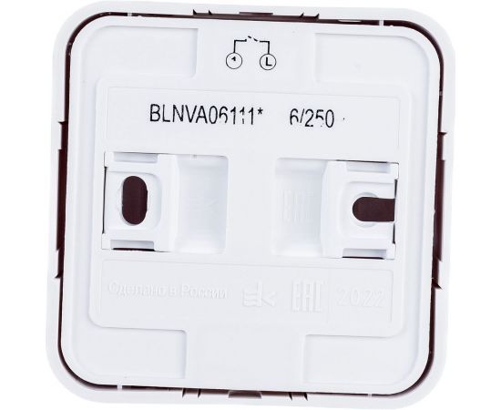 1-клавишный выключатель Schneider Electric BLANCA, открытой установки, с подсветкой, 6А, 250В, белый BLNVA061111 – изображение 2