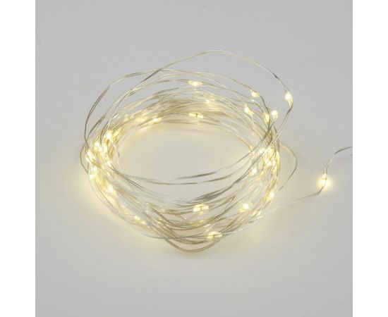 Светодиодная гирлянда Uniel ULD-S1000-100/SCB/3AA WARM WHITE IP20 DEW, UL-00005482 – изображение 2