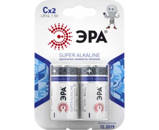 Батарейки ЭРА LR14-2BL C0038444 – изображение 2