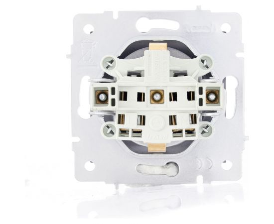 Розетка Lezard VESNA с защитой от детей, ПБТ, графит 742-3488-124B – изображение 3