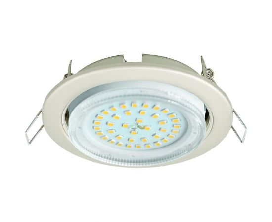 Встраиваемый светильник Ecola GX53 H4 без рефлектора, жемчуг 38x106, упаковка 2 шт SP53P2ECB – изображение 3