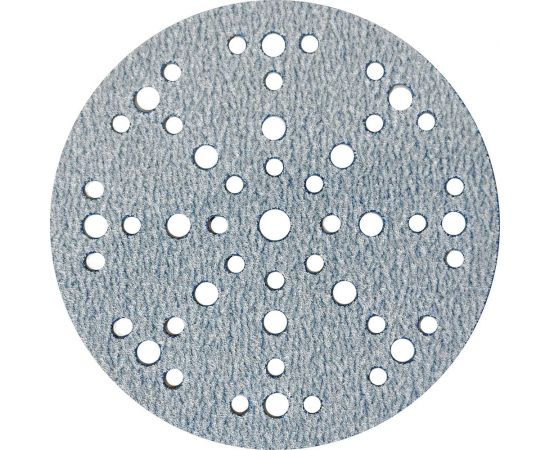 Шлифовальный круг на липучке GRANAT 48+1 отв., 150 мм, P80, 5 шт ABRAFORM AG5-150-49-P80 – изображение 3