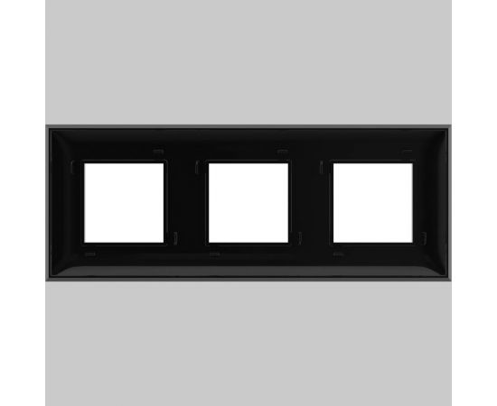 Рамка DKC, ARTLEBEDEV Avanti, Черный квадрат, 6 модулей 4402906 – изображение 3