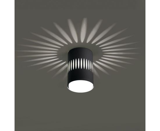 Светильник для натяжных потолков Feron HL349 12W, 230V, GX53 и подсветка 1W, 4000K, черный, 41460 – изображение 3