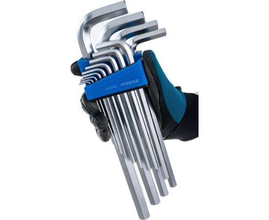 Набор Г-образных ключей Forsage экстра длинные, 13 пр, в пластиковом держателе F-5137XL – изображение 4