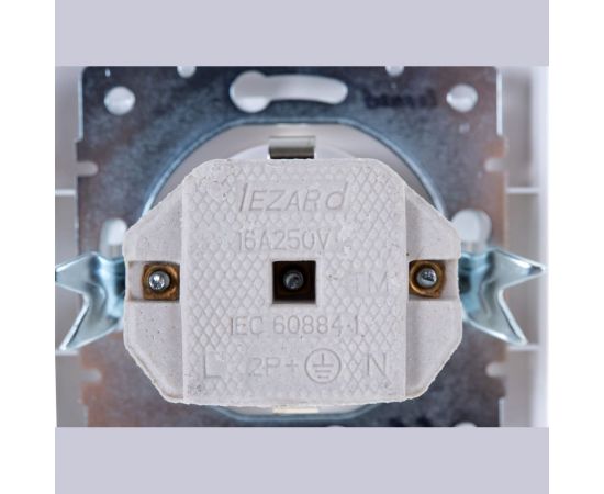 Розетка LEZARD 703-0202-122 RAIN с/ з керамика белый – изображение 4