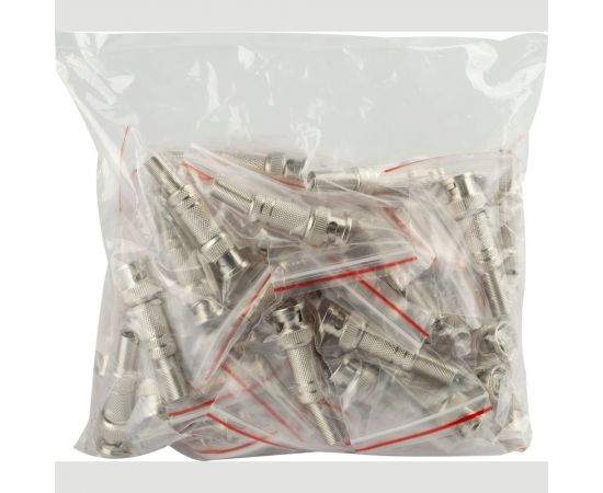 Разъем ЭРА R-BNC01 штекер BNC под винт с пружиной, металл Б0048312 – изображение 4