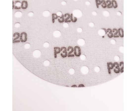 Шлифовальный круг на липучке SAPHIR 48+1 отв., 150 мм, P320, 5 шт ABRAFORM AS5-150-49-P320 – изображение 5