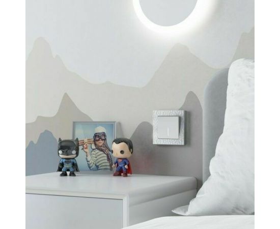 Одноклавишный выключатель WERKEL W1110161 с подсветкой белый матовый a059270 – изображение 5