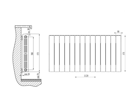 Биметаллический радиатор RIFAR SUPReMO 500x14 S500-14 – изображение 5