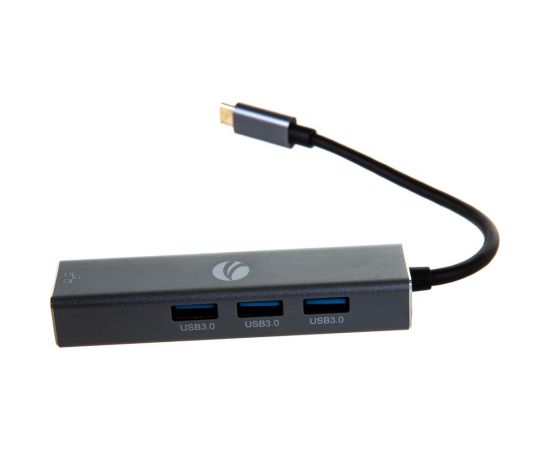 Кабель-концентратор VCOM USB 3.1 Type-C /m - RJ-45+3port USB 3.0/f, Aluminum Shell DH311A – изображение 6