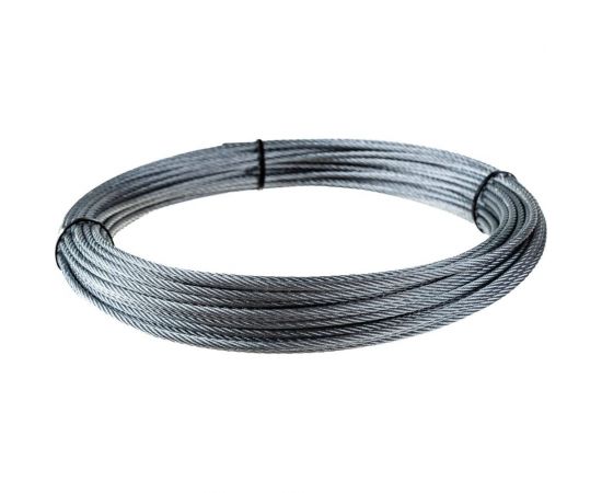 Трос стальной канат г/п 500 кг, 6 мм, 20 м для лебёдки OCALIFT tros6n20m 