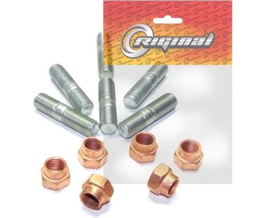 Ремкомплект крепления приемной трубы для а/м ВАЗ 2110-12 с дв. 16 кл. (шпильки, гайки) Riginal RG2110-1008000-24 