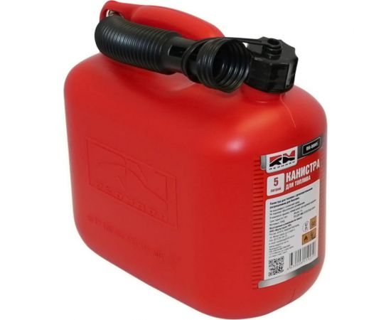 Канистра полиэтиленовая красная для ГСМ с заливным устройством 5 л REDMARK RM80005 
