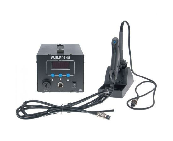 Паяльная станция W.E.P 948 паяльник и оловоотсос М22758 