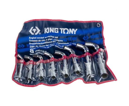 Набор торцевых L-образных ключей KING TONY 8-19 мм 1808MR 