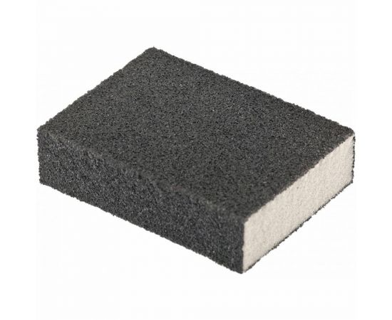 Губка для шлифования (100х70х25 мм; P80; средняя плотность) MATRIX 75713 