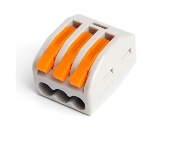 Строительно-монтажная 3-проводнаяклемма STEKKER LD222-613, 39867 – изображение 2