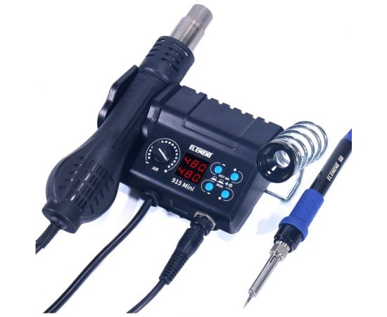 Паяльная станция ELEMENT 915 Mini фен+паяльник 17660 – изображение 2