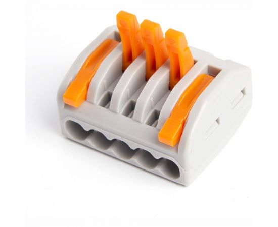 Строительно-монтажная 5-проводная клемма STEKKER LD222-615, 39868 – изображение 3