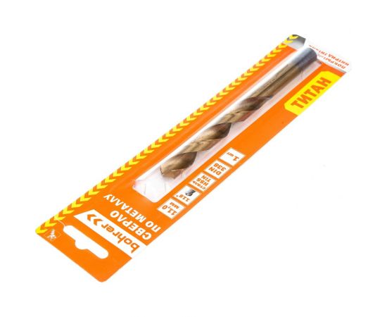 Сверло по металлу (1 шт; 11х94х142 мм; HSS-TiN; DIN 338 RN) BOHRER 31571101 – изображение 3
