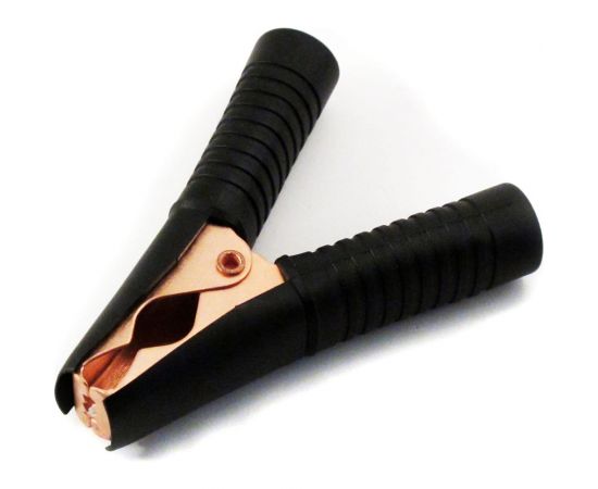 Комплект зажимов "крокодил" Вымпел 90 мм (красный + черный) 5257 – изображение 3