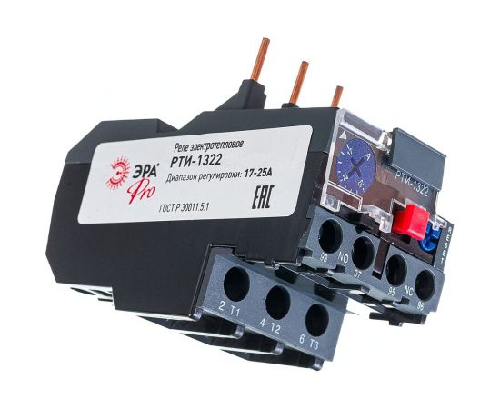 Электротепловое реле ЭРА DRT10-0017-0025-E РТИ-1322 17-25А Б0050407 – изображение 3