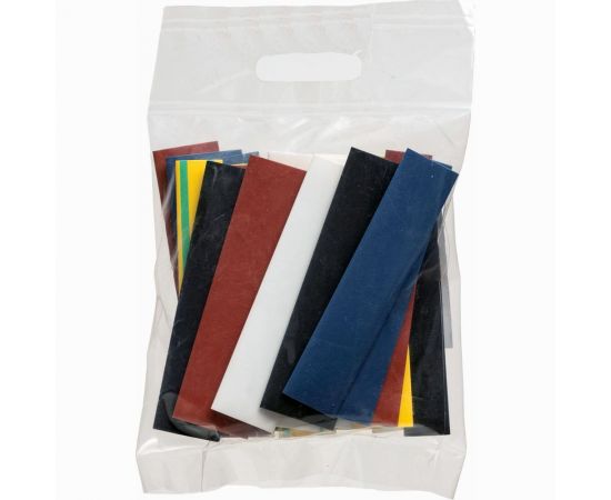 Набор термоусаживаемых трубок Grisard ElectricТТУ 8/4, 10/5, 12/6, 14/7 ЖЗ, С, К, Ч, Б (20x8см/упаковка) GRE-016-0004 – изображение 4