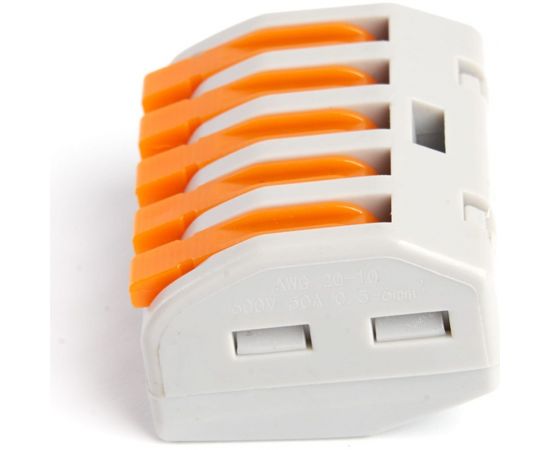 Строительно-монтажная 5-проводная клемма STEKKER LD222-615, 39868 – изображение 5