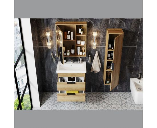 Зеркальный шкаф Onika ЛЕГРАН дуб галифакс 50.00У 205022 – изображение 5