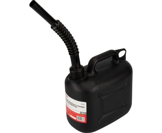 Канистра пластиковая 5 л для бензина и ГСМ черная сертифицирована REXANT 80-0207 