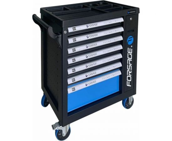 Инструментальная тележка с набором инструментов Forsage 7 полок, 274 предметов F-55300 51381 