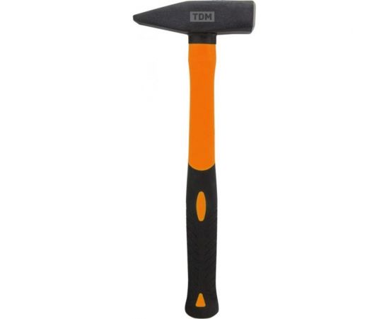 Слесарный молоток TDM 400 гр, кованый, с усиленной прорезиненной фибергласовой рукояткой Алмаз SQ1036-0112 