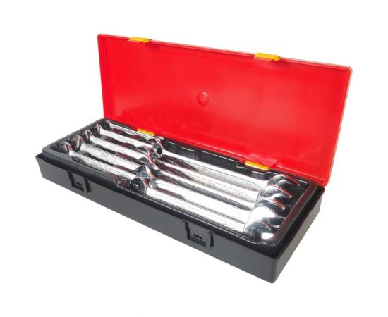 Набор рожковых двухсторонних ключей в кейсе 10 предметов JTC-K6103 