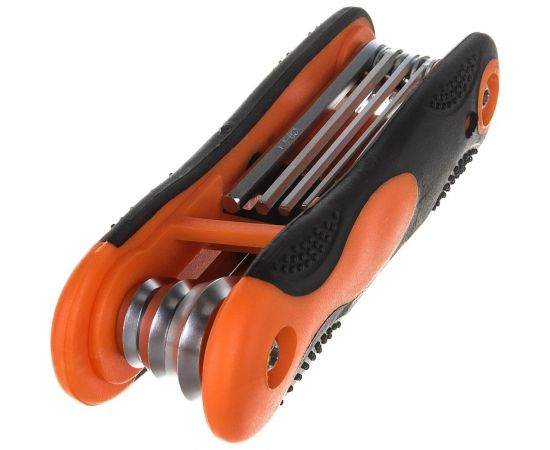 Складной набор шестигранных ключей МастерАлмаз L - 8 шт, 1,5 — 8 мм 10501042 