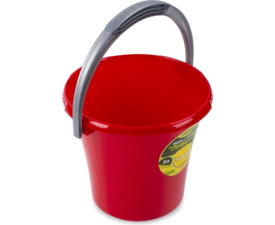 Ведро Martika Либерти 3 л, красное С601КРА 