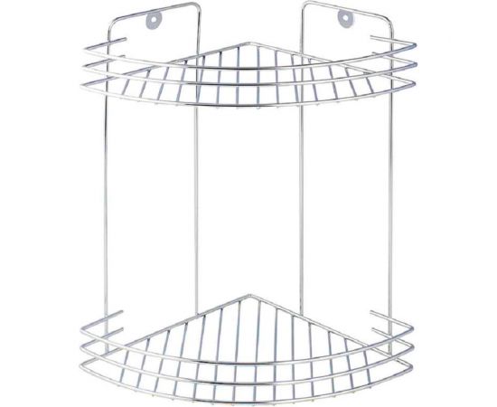 Полка для ванной комнаты Аквалиния угловая, 2-х ярусная W2672C-2 