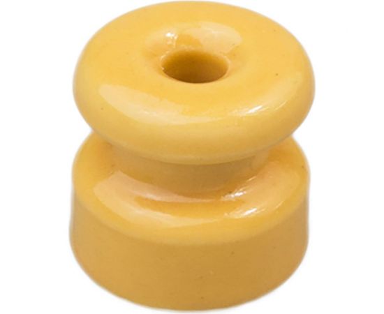 Изолятор для наружного монтажа Bironi R, керамика, цвет песочное золото (50 шт/уп) R1-551-019-50 