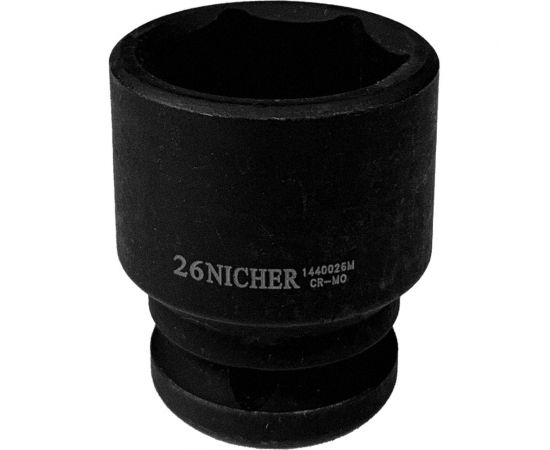 Головка ударная 6-гранная (26 мм; 1/2"") NICHER 1440026M 