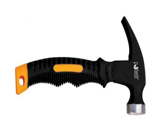 Молоток-гвоздодер Pobedit MINI, Black, 250 гр 2533625 