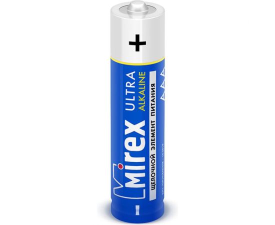 Батарея Mirex, щелочная LR03 / AAA 1,5V 2 шт ecopack 23702-LR03-E2 