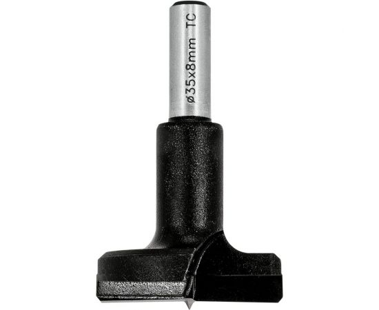 Фреза пазовая для петель (35х8х57 мм, 2 лезвия, хвостовик 8 мм) по дереву TREND T420/35X8MMTC 